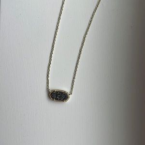 Kendra Scott multicolor druzy Elisa necklace